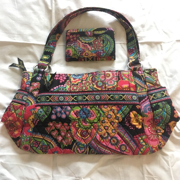 Vera Bradley Handbags - Vera Bradley Shoulder Bag & Wallet